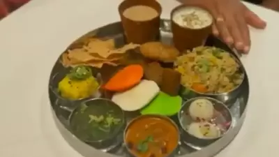 The Modi ji Thali comprises dishes as diverse as sarson ka saag and idli. (ANI) The Modi ji Thali comprises dishes as diverse as sarson ka saag and idli. (ANI)