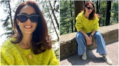 Mira Rajput stuns in a chic sweater and denim combo, offering irresistible fashion inspiration. (Instagram/@mira.kapoor) Mira Rajput stuns in a chic sweater and denim combo, offering irresistible fashion inspiration. (Instagram/@mira.kapoor)