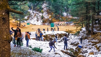 Mussoorie, known as the queen of mountains, is currently witnessing a surge in tourist activity. Situated at an impressive altitude of 6,578 feet above sea level, this hill station has become a popular destination for travellers from all over the country, including New Delhi, Uttar Pradesh, and Haryana. During the recent weekend, more than 30,000 tourists flocked to Mussoorie, resulting in fully packed hotels and bustling streets. Mussoorie's popularity is evident in the high number of visitors, so expect a vibrant and crowded atmosphere during your visit. (Unsplash) Mussoorie, known as the queen of mountains, is currently witnessing a surge in tourist activity. Situated at an impressive altitude of 6,578 feet above sea level, this hill station has become a popular destination for travellers from all over the country, including New Delhi, Uttar Pradesh, and Haryana. During the recent weekend, more than 30,000 tourists flocked to Mussoorie, resulting in fully packed hotels and bustling streets. Mussoorie's popularity is evident in the high number of visitors, so expect a vibrant and crowded atmosphere during your visit. (Unsplash)