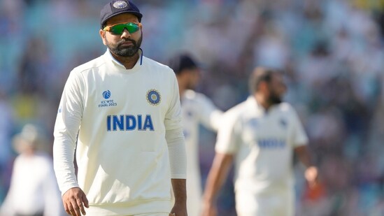 Rohit Sharma walks off the pitch during WTC final (AP)