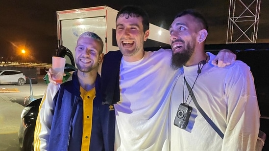 Aitor Ruibal and Borja Iglesias received homophobic insults. (Twitter)