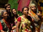 Distressed family members and relatives of the boys at the Juhu Koliwada beach, in Mumbai on Monday, (Anshuman Poyrekar/ HT) Distressed family members and relatives of the boys at the Juhu Koliwada beach, in Mumbai on Monday, (Anshuman Poyrekar/ HT)