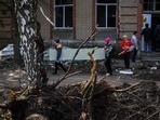 Ukrainian officials had said earlier on Tuesday that three people had been killed and many more were trapped under the rubble of a five-storey apartment building. Ukrainian officials had said earlier on Tuesday that three people had been killed and many more were trapped under the rubble of a five-storey apartment building.