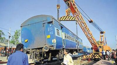 A goods train coming from the opposite direction ploughed through the bogies within minutes. (AFP file photo) A goods train coming from the opposite direction ploughed through the bogies within minutes. (AFP file photo)