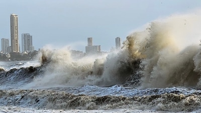 The India Meteorological Department (IMD) on Tuesday issued an Orange alert for Saurashtra and Kutch coasts in Gujarat as the very severe cyclonic storm Biparjoy is set to cross the Jakhau Port by the evening of June 15. (ANI) The India Meteorological Department (IMD) on Tuesday issued an Orange alert for Saurashtra and Kutch coasts in Gujarat as the very severe cyclonic storm Biparjoy is set to cross the Jakhau Port by the evening of June 15. (ANI)