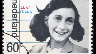 Anne Frank on a Dutch postage stamp. (Shutterstock)