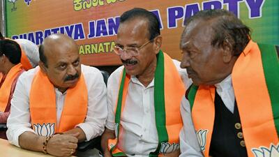 BJP’s Karnataka unit seeks two more days to decide on the leader of opposition for the legislative assembly council. (ANI) BJP’s Karnataka unit seeks two more days to decide on the leader of opposition for the legislative assembly council. (ANI)