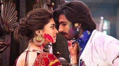 Deepika Padukone and Ranveer Singh ins a still from Goliyon Ki Raasleela Ram-Leela. Deepika Padukone and Ranveer Singh ins a still from Goliyon Ki Raasleela Ram-Leela.