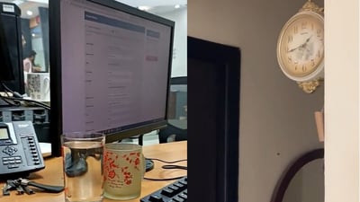 People share videos after strong earthquake. (Twitter)