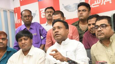 Santosh Suman said that the decision to quit was a well thought out decision after serious contemplations with party leaders over the last 10 days. (HT Photo)