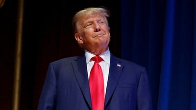 Former U.S. President and Republican presidential candidate Donald Trump attends the North Carolina Republican Party convention in Greensboro, North Carolina, (REUTERS)