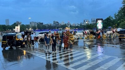Several parts of Maharashtra including Mumbai and its adjoining areas, witnessed moderate to light rainfall. (Praful Gangurde / HT Photo)) Several parts of Maharashtra including Mumbai and its adjoining areas, witnessed moderate to light rainfall. (Praful Gangurde / HT Photo))