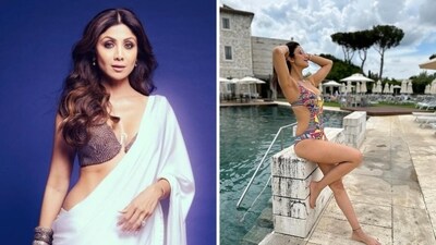 Shilpa Shetty stunned Instagram by flaunting her fit body in a monokini. Shilpa Shetty stunned Instagram by flaunting her fit body in a monokini.