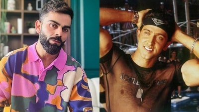 Virat Kohli is a fan of Hrithik Roshan. Virat Kohli is a fan of Hrithik Roshan.