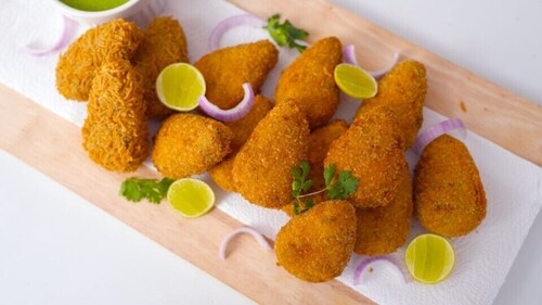 Paneer cutlet (Kunal Kapur) Paneer cutlet (Kunal Kapur)