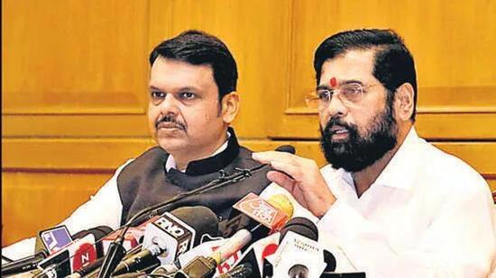 Maharashtra chief minister Eknath Shinde and deputy CM Devendra Fadnavis. (File)