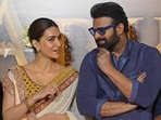 Kriti Sanon and Prabhas will feature in Adipurush, helmed by Om Raut. (AFP) Kriti Sanon and Prabhas will feature in Adipurush, helmed by Om Raut. (AFP)