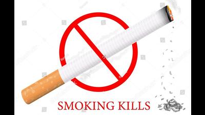 A joint team conducted raids on nine Cigarette shops of the city on Wednesday regarding the violation of Cigarettes and Other Tobacco Products (COTPA) Act & Excise Act. A fine of  ₹11,400 under COTPA Act and  ₹29,000 under Excise Act were imposed on violators. (HT File)