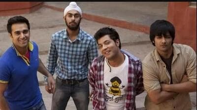 A still from Fukrey A still from Fukrey