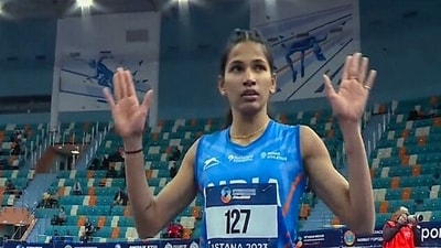 It has been a breezy five months for Yarraji, who broke the national 100m hurdles record multiple times last year and became the rising star of Indian athletics (SAI Media ) It has been a breezy five months for Yarraji, who broke the national 100m hurdles record multiple times last year and became the rising star of Indian athletics (SAI Media )