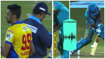 Ashwin reviewed a review during the TNPL 2023 match between Dindigul Dragons and Ba11sy Trichy (Twitter - TNPL) Ashwin reviewed a review during the TNPL 2023 match between Dindigul Dragons and Ba11sy Trichy (Twitter - TNPL)