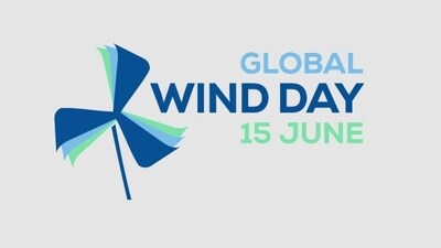 Global Wind Day falls on June 15. (globalwindday.org) Global Wind Day falls on June 15. (globalwindday.org)
