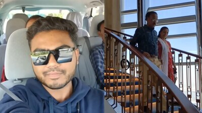 Man takes parents on surprise trip. (Instagram/@dhavalparmar____)