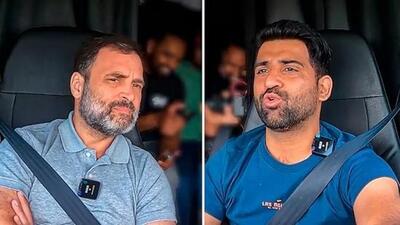 Rahul Gandhi said that he was happy to find out that our brothers in America earn fair wages, and work in a system that is focused on the ‘Driver’s comfort’. (Video grab)