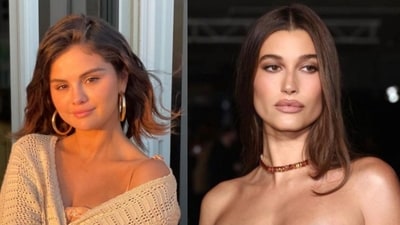 Hailey Bieber has asked her fans to stop posting“nasty comments” on Selena Gomez’s social media posts (selenagomez/Instagram and haileybieber/Instagram) Hailey Bieber has asked her fans to stop posting“nasty comments” on Selena Gomez’s social media posts (selenagomez/Instagram and haileybieber/Instagram)