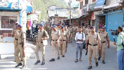 The Uttarkashi administration on Tuesday denied permission for the Mahapanchayat and imposed Section 144 of CrPC in the town on Wednesday. (HT Photo/Rajeev Kala) The Uttarkashi administration on Tuesday denied permission for the Mahapanchayat and imposed Section 144 of CrPC in the town on Wednesday. (HT Photo/Rajeev Kala)