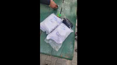 The heroin was recovered following searches conducted on specific information. (HT Photo)