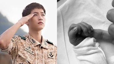 Song Joong Ki and wife Katy had their first child in Italy. Song Joong Ki and wife Katy had their first child in Italy.