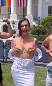 Rose Montoya is banned from the White House due to this notorious top-off moment. (Image Credit: Rose Montoya/ TikTok) Rose Montoya is banned from the White House due to this notorious top-off moment. (Image Credit: Rose Montoya/ TikTok)