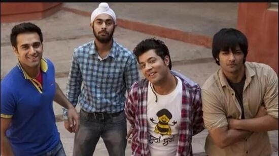 A still from Fukrey