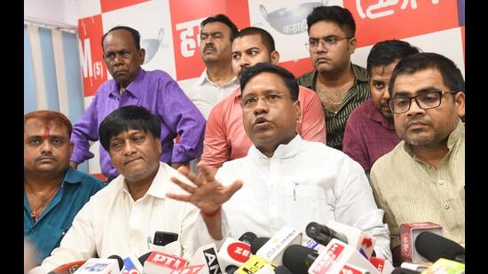 HAM (S) leader Santosh Kumar Suman. (HT Photo)