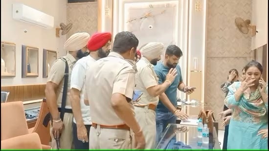 On Tuesday, 42-year-old Parminder Singh was shot dead inside his shop. (HT File Photo)