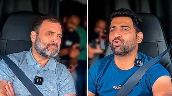 Rahul Gandhi said that he was happy to find out that our brothers in America earn fair wages, and work in a system that is focused on the ‘Driver’s comfort’. (Video grab)