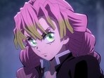Love Hashira Kanroji Mitsuri unleashes her strength in Demon Slayer season 3(Ufotable)