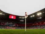 General view inside Bayern Munich's stadium Allianz Arena.