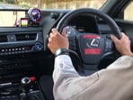 Toyota has built a prototype Lexus UX 300e with a gear shifter and clutch pedal . Toyota has built a prototype Lexus UX 300e with a gear shifter and clutch pedal .