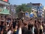 Allu Arjun arrives for the inauguration of AAA Cinemas. Allu Arjun arrives for the inauguration of AAA Cinemas.