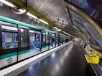 5 trains on the busy line 4 were stuck from 1725 GMT and had to wait underground between stations.