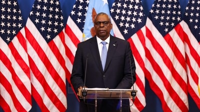 US Secretary of Defense Lloyd Austin. (AFP)