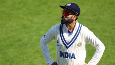 India's Virat Kohli during the WTC Final against Australia (Action Images via Reuters)