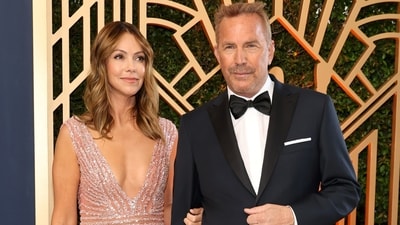 Kevin Costner with estranged wife Christine (Twitter) Kevin Costner with estranged wife Christine (Twitter)
