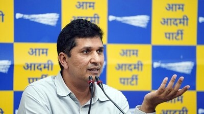 Delhi minister and AAP national spokesperson Saurabh Bharadwaj. (HT_PRINT) Delhi minister and AAP national spokesperson Saurabh Bharadwaj. (HT_PRINT)