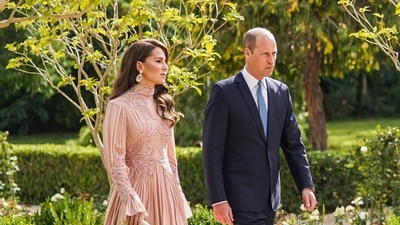 Prince William and Princess Catherine are seen. (AFP)