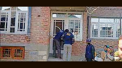 The Special Investigation Unit (SIU) of Kupwara Police on Thursday attached the property of a top militant commander operating from Pakistan. (HT File Photo)