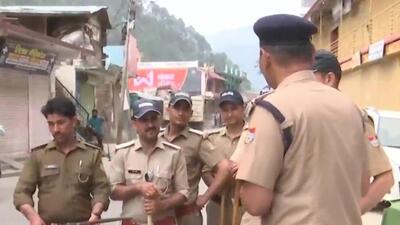 The gathering of over four people has been barred in Purola. (ANI) The gathering of over four people has been barred in Purola. (ANI)