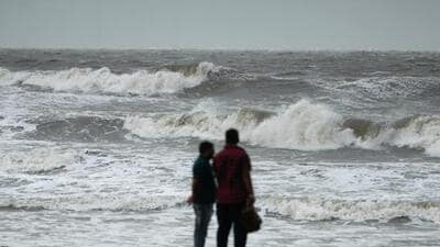 The state administration in Gujarat said it has so far shifted more than 94,000 persons living in eight coastal districts. (Reuters image) The state administration in Gujarat said it has so far shifted more than 94,000 persons living in eight coastal districts. (Reuters image)